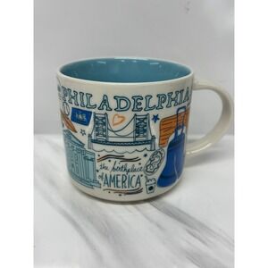 Starbucks Been There Series PHILADELPHIA Coffee Mug 2022 14 oz.  EUC